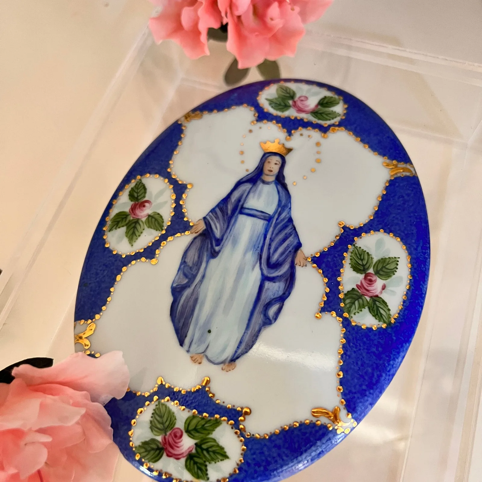 Placa de Nossa Senhora (P) - Azul — foto 3